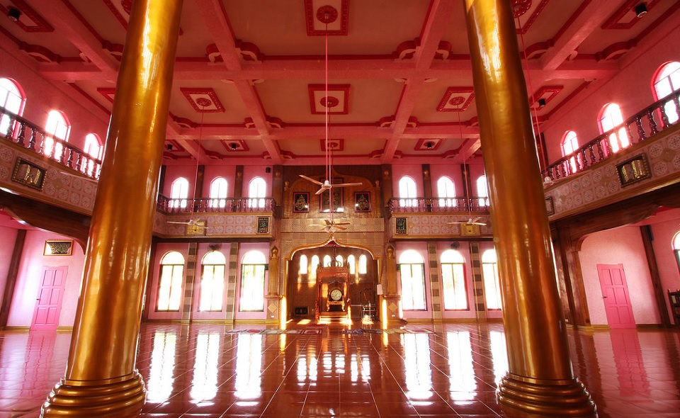 moschea rosa interno